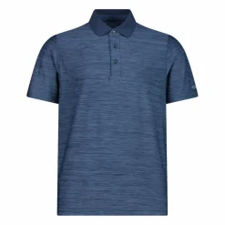 Herren-Poloshirt in Melange-Stretch-Jersey-Gewebe>CMP Best