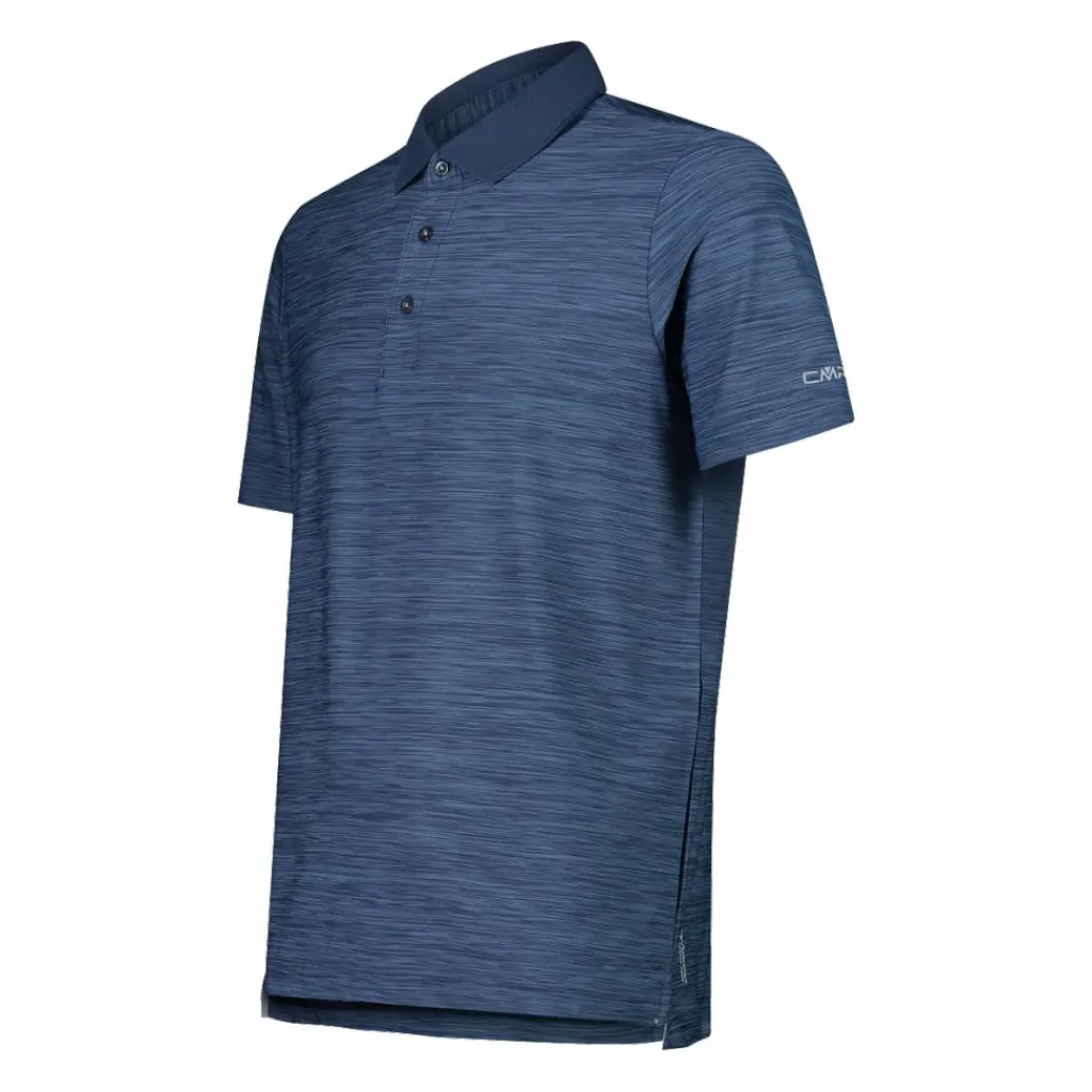 Herren-Poloshirt in Melange-Stretch-Jersey-Gewebe>CMP Best