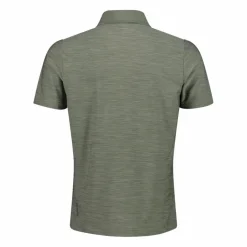 Herren-Poloshirt in Melange-Stretch-Jersey-Gewebe><noscript><img width=