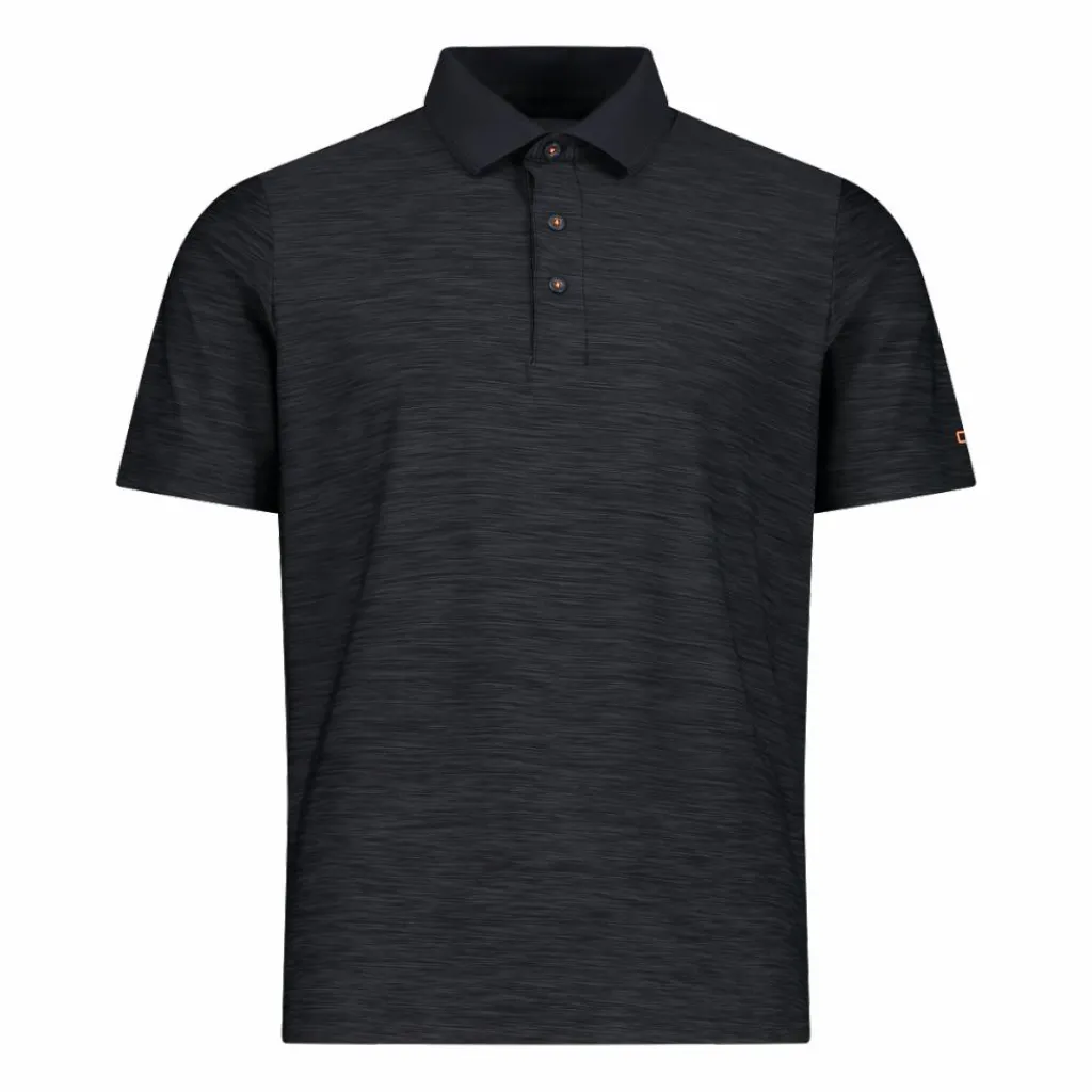 Herren-Poloshirt in Melange-Stretch-Jersey-Gewebe>CMP Best