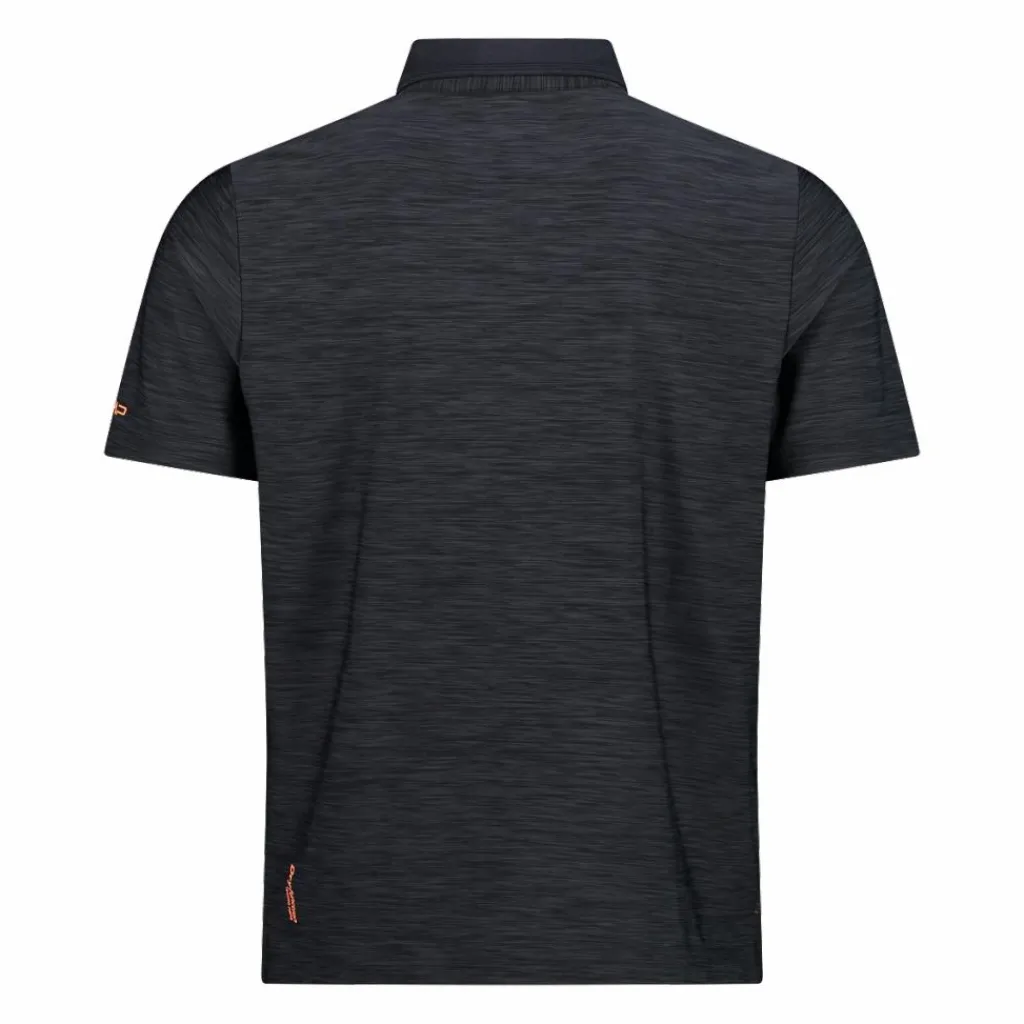 Herren-Poloshirt in Melange-Stretch-Jersey-Gewebe>CMP Best
