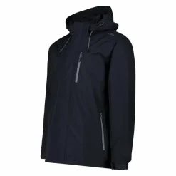 Herren-Regenjacke mit abnehmbarer Kapuze><noscript><img width=