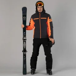 Herren-Skihose mit Trägern aus Softshell><noscript><img width=