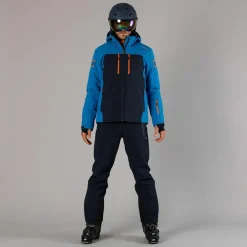 Herren-Skihose mit Trägern aus Softshell><noscript><img width=