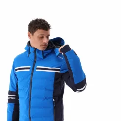 Herren-Skijacke aus 4-Way-Stretch-Twill mit Kapuze><noscript><img width=