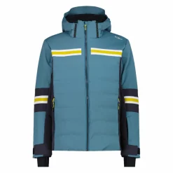 Herren-Skijacke aus 4-Way-Stretch-Twill mit Kapuze><noscript><img width=