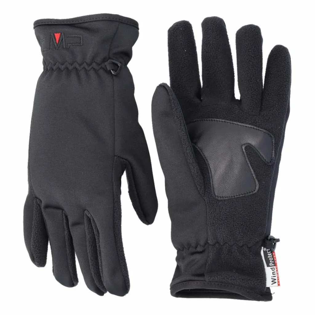 Herren-Softshell-Handschuhe mit Lederelementen>CMP