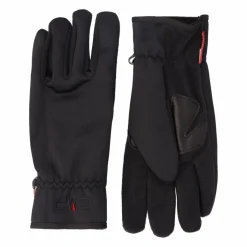Herren-Softshell-Handschuhe mit Lederelementen><noscript><img width=