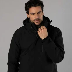 Herren-Softshell-Parka mit Innenwattierung><noscript><img width=