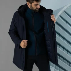 Herren-Softshell-Parka mit Innenwattierung><noscript><img width=