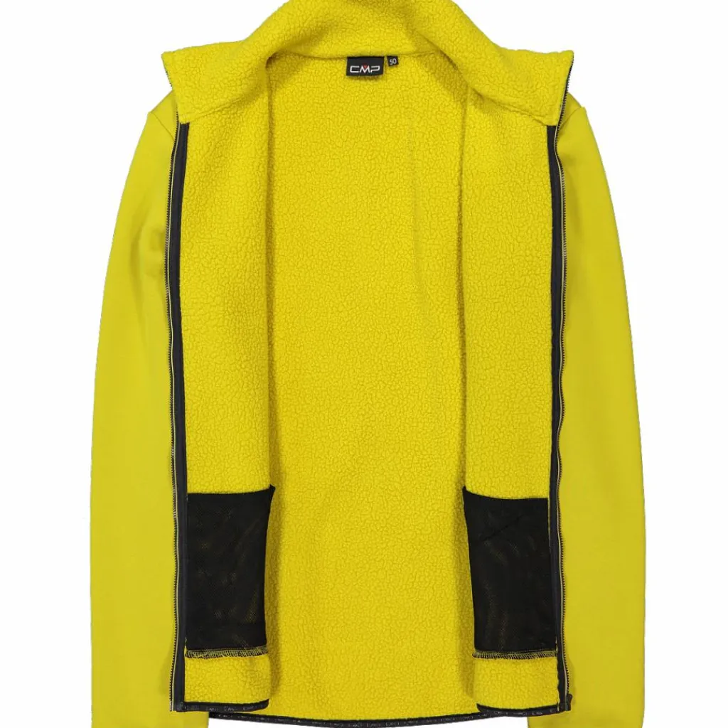 Herren-Sweatshirt aus Fleece mit Kunstfell aus Stretch Performance>CMP Online