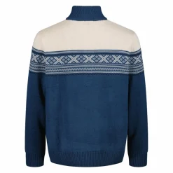Herren-Sweatshirt mit halbem Reißverschluss in Wooltech>CMP Discount