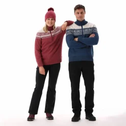 Herren-Sweatshirt mit halbem Reißverschluss in Wooltech><noscript><img width=