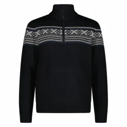 Herren-Sweatshirt mit halbem Reißverschluss in Wooltech><noscript><img width=