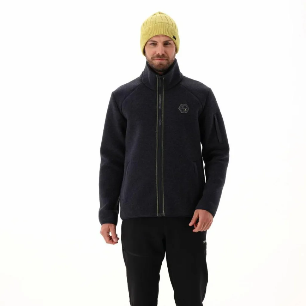 Herren-Sweatshirt mit Reißverschluss aus Knit Tech>CMP New
