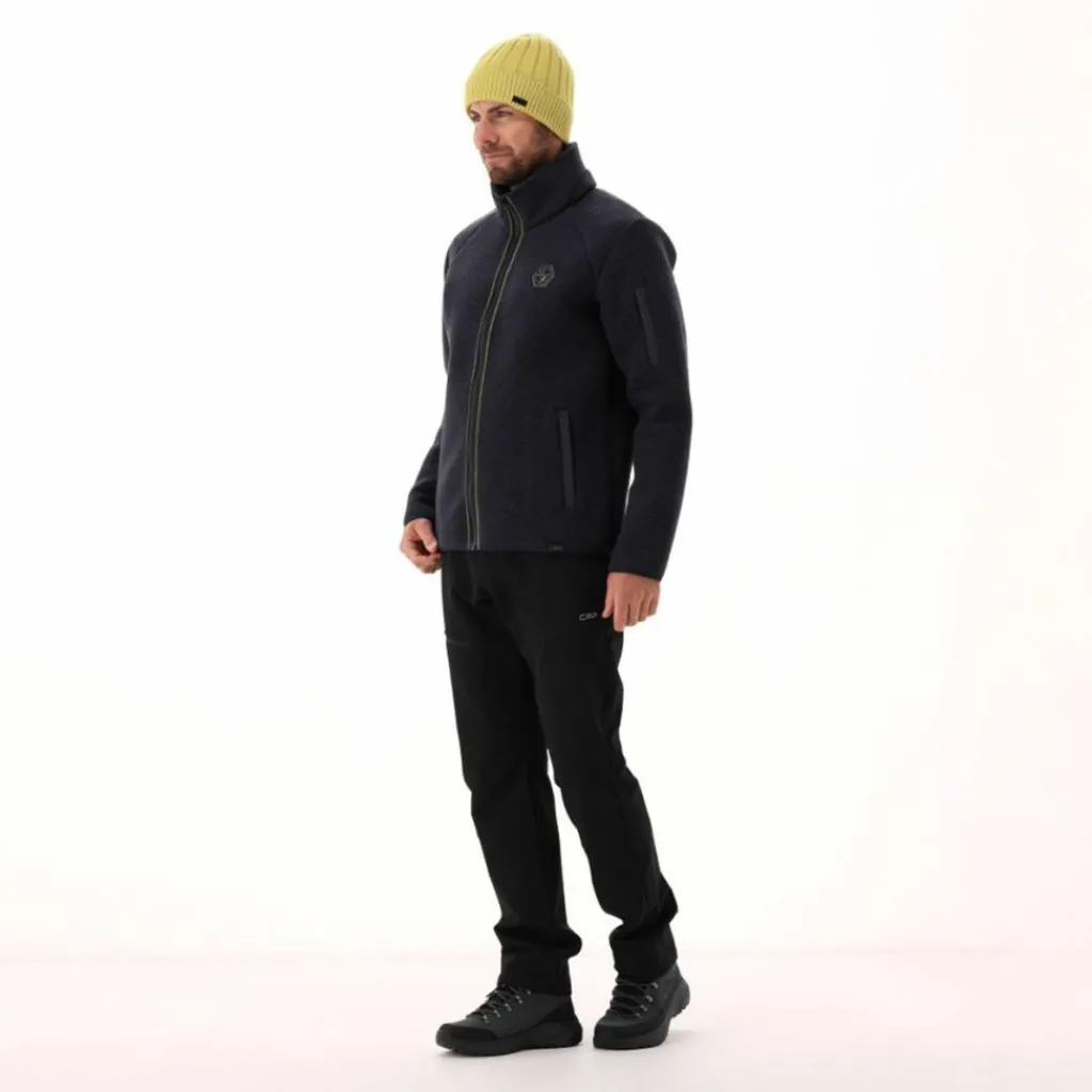 Herren-Sweatshirt mit Reißverschluss aus Knit Tech>CMP New