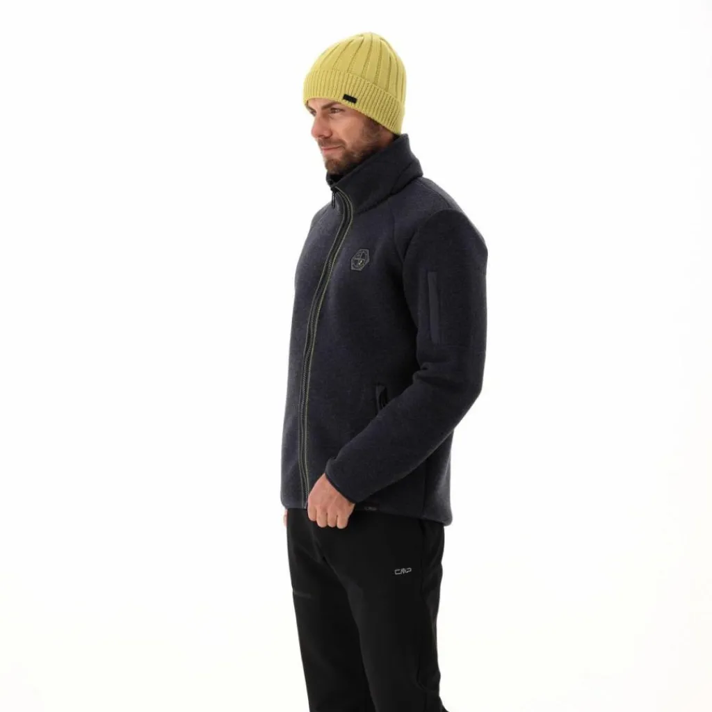 Herren-Sweatshirt mit Reißverschluss aus Knit Tech>CMP New
