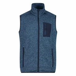Herrenweste aus schweres Knit-Tech Fleece mit hitzeversiegelter Tasche><noscript><img width=