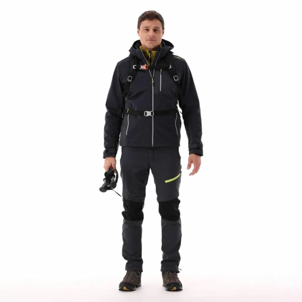 Herrenweste aus schweres Knit-Tech Fleece mit hitzeversiegelter Tasche>CMP Discount