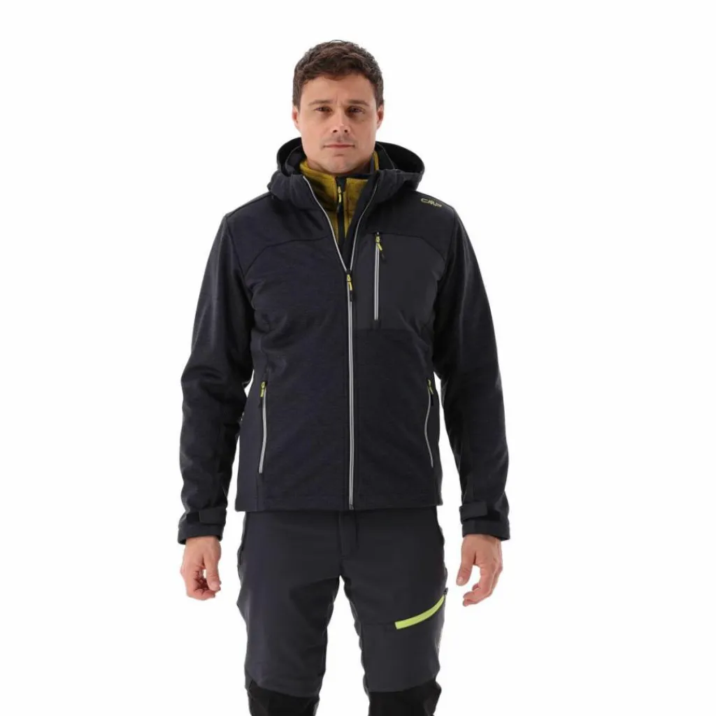 Herrenweste aus schweres Knit-Tech Fleece mit hitzeversiegelter Tasche>CMP Discount