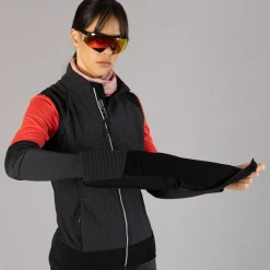 Hybride Damenjacke mit abnehmbaren ärmeln><noscript><img width=