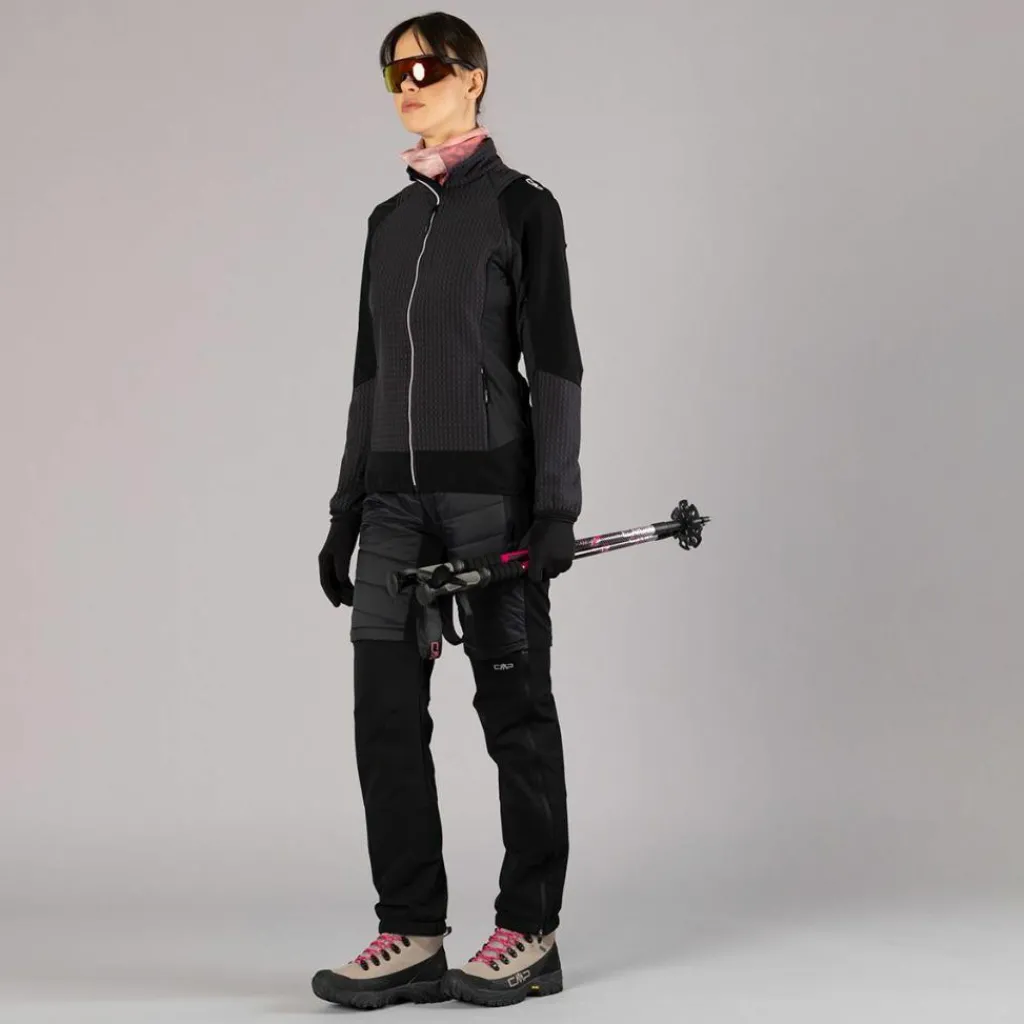 Hybride Damenjacke mit abnehmbaren ärmeln>CMP Clearance