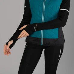 Hybride Damenjacke mit abnehmbaren ärmeln><noscript><img width=