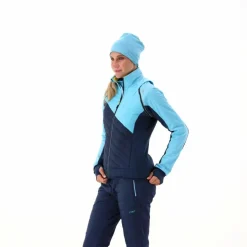 Hybride Damenjacke mit abnehmbaren ärmeln><noscript><img width=