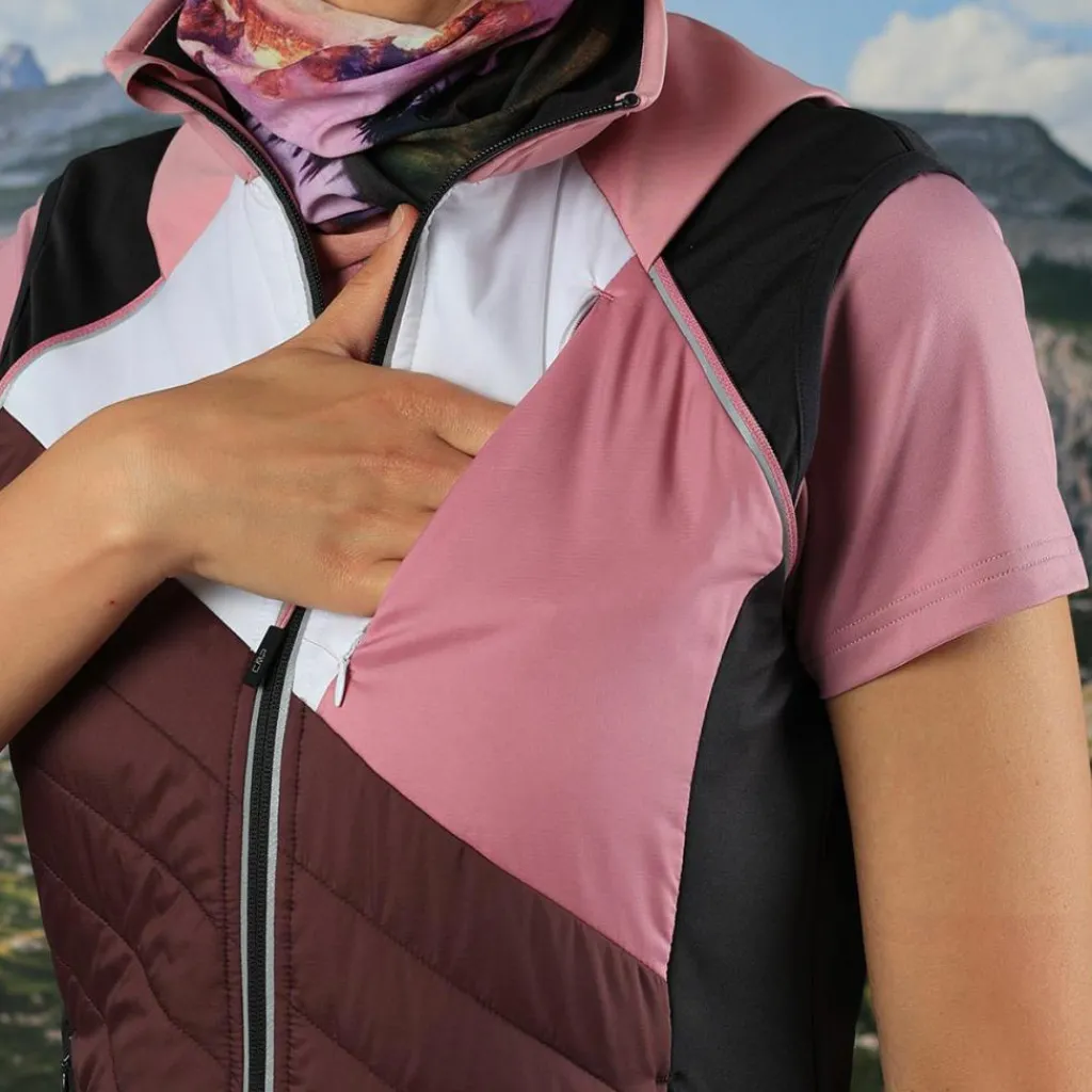 Hybride Damenjacke mit abnehmbaren ärmeln>CMP Sale