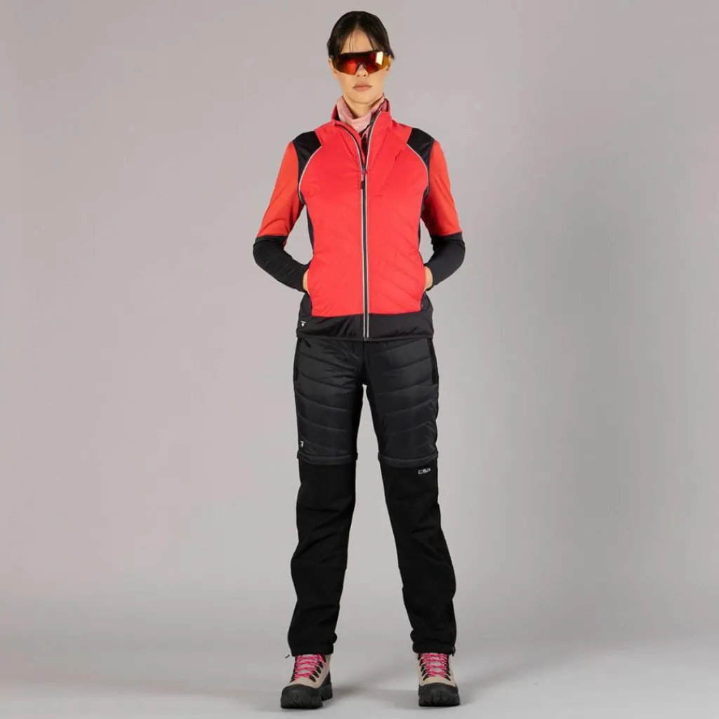 Hybride Damenjacke mit abnehmbaren ärmeln>CMP Sale