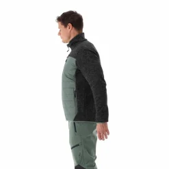 Hybrid-Fleecejacke für Herren aus Knit Tech Melange><noscript><img width=