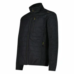 Hybrid-Fleecejacke für Herren aus Knit Tech Melange><noscript><img width=