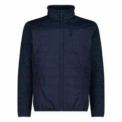 Hybrid-Fleecejacke für Herren aus Knit Tech Melange><noscript><img width=