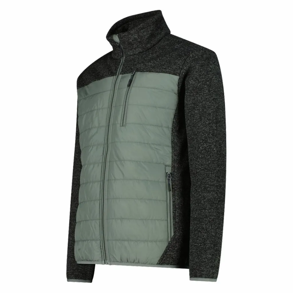 Hybrid-Fleecejacke für Herren aus Knit Tech Melange>CMP Sale