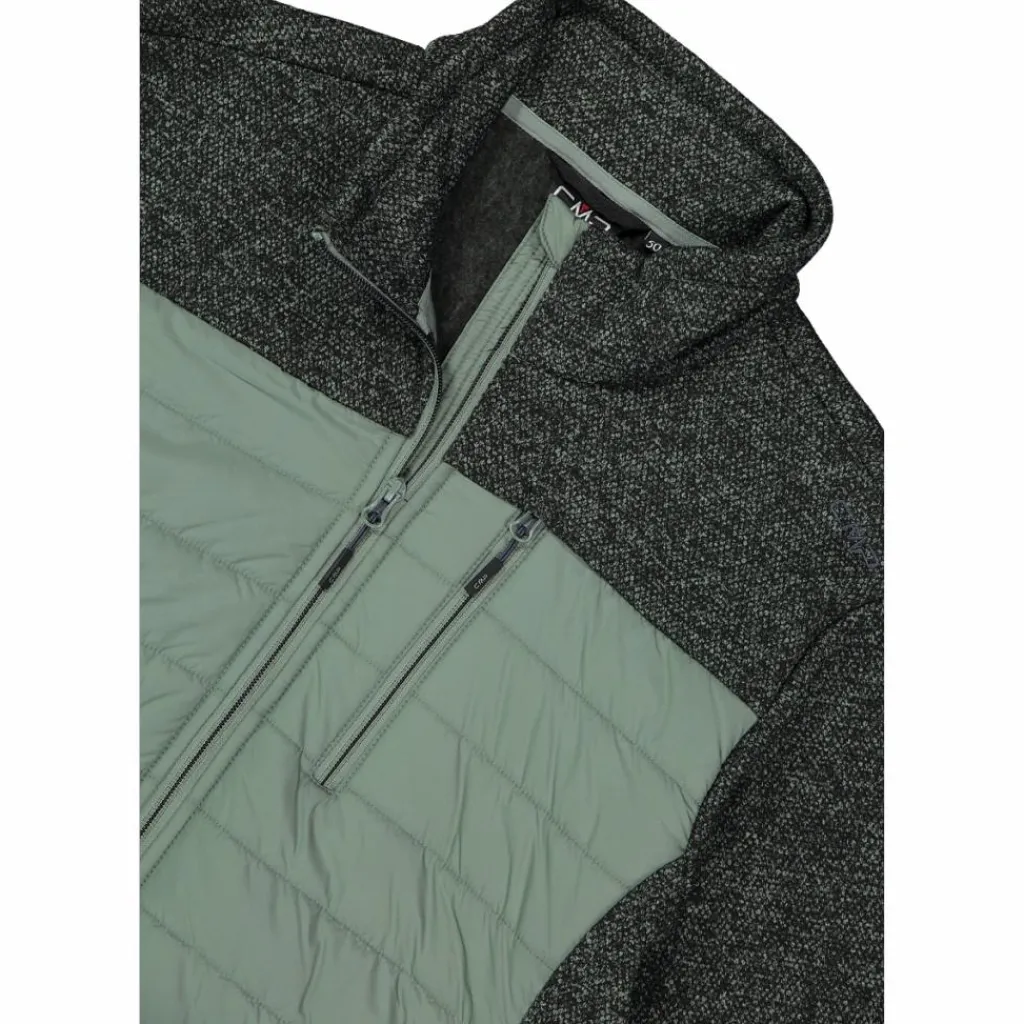 Hybrid-Fleecejacke für Herren aus Knit Tech Melange>CMP Sale