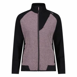 Hybrid-Fleecejacke mit Reißverschluss für Damen aus Knit Tech>CMP