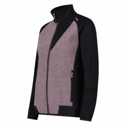 Hybrid-Fleecejacke mit Reißverschluss für Damen aus Knit Tech><noscript><img width=
