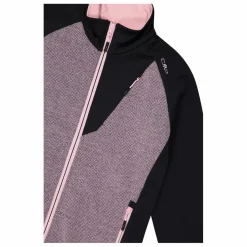 Hybrid-Fleecejacke mit Reißverschluss für Damen aus Knit Tech><noscript><img width=