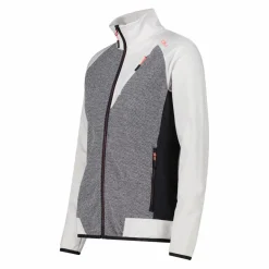 Hybrid-Fleecejacke mit Reißverschluss für Damen aus Knit Tech><noscript><img width=