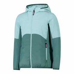 Hybridjacke mit Kapuze für Mädchen><noscript><img width=