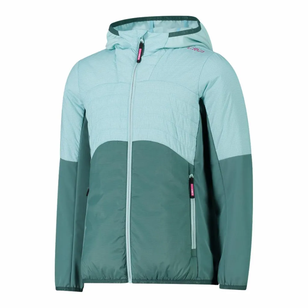 Hybridjacke mit Kapuze für Mädchen>CMP Sale