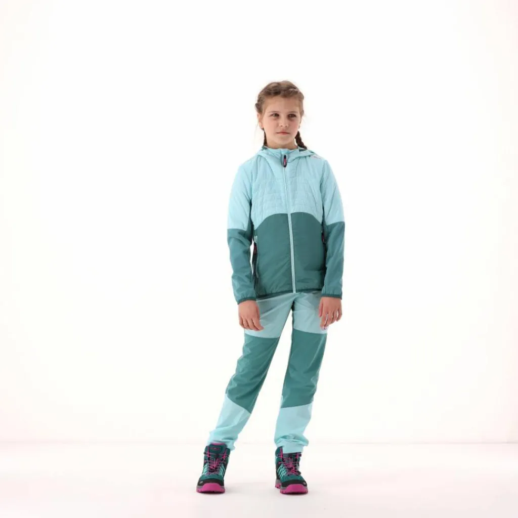Hybridjacke mit Kapuze für Mädchen>CMP Sale
