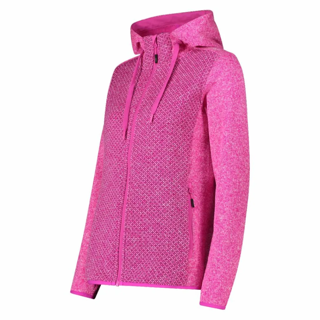 Jacke aus Knit Tech mit Kapuze für Damen>CMP New