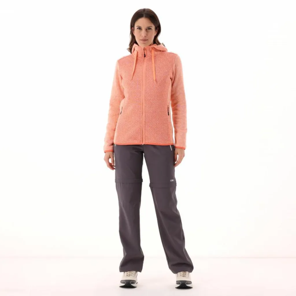 Jacke aus Knit Tech mit Kapuze für Damen>CMP New