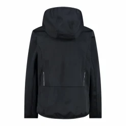 Jungen Jacke aus leichtem Softshell, mit Fix Hood><noscript><img width=