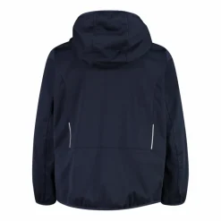 Jungen Jacke aus leichtem Softshell, mit Fix Hood><noscript><img width=