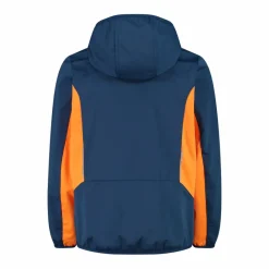 Jungen Jacke aus leichtem Softshell, mit Fix Hood><noscript><img width=