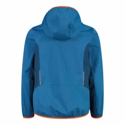 Jungen Jacke aus leichtem Softshell, mit Fix Hood><noscript><img width=