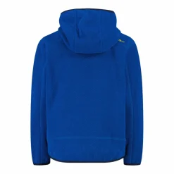 Jungen schweres Fleecejacke Knit-Tech in melierter Optik mit Kapuze><noscript><img width=