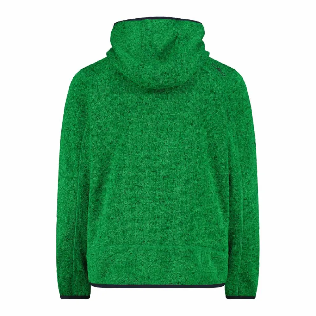 Jungen schweres Fleecejacke Knit-Tech in melierter Optik mit Kapuze>CMP Best